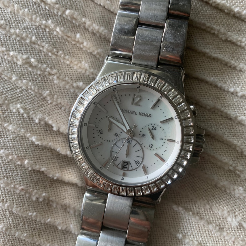 Micheal Kors silver watch